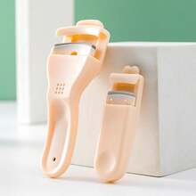 2pcs/Set Cute Rabbit Wide-Angle Partial Press Eyelash Curler Combo, Mini Segmented Eyelash Curler - Apricot - View 3