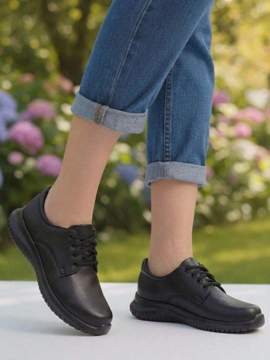 Women Health Care & Food Service Shoes - Black - View 1