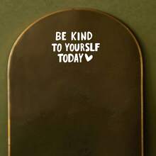 1PC"LET YOURSELF GROW" Self-Growth Motivational Quote Vinyl Decal For Bathroom Vanity Mirror Home Decor - B - View 4