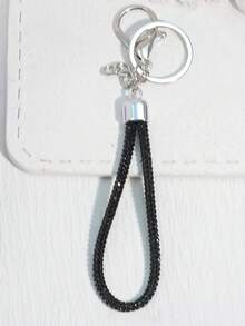 1-5pcs Fashion Rhinestone Pendant Keychain Bag Car Key Chain Pink Women Simple Key Chain - Multicolor - View 2