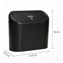 Car Trash Can Mini Storage Bag, With Lid Multi-Function Seat Side Hanging Storage Organizer Bag, Upgraded Thickened Mini Desktop Trash Can, Multi-Function Storage Box, Leak-Proof Lid, Suitable For Car, Office, Living Room, Multiple Colors Available - Multicolor - View 11