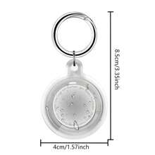 4 Packs Compatible With AirTag Holder Case With Keychain, Protective Cases Cover Tags Tracker Item Tag Finders Accessories For Pets, Bags, Luggage - View 2