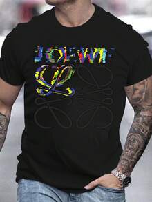 Men T-Shirts - 黑色 - 查看 7