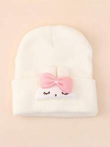 Children's Cute Cartoon Rabbit Knitted Hat, Winter Warm Thin Beanie For Boys And Girls - 1PC - View 15