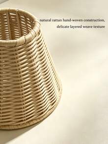 1pc Handwoven Table Lamp, USB Powered, Artistic Southeast Asian Style, Modern Ins Style, Vintage Creative Premium Decor Night Light, Suitable For Bedroom, Desk, Living Room - Handmade Table Lamp - View 2