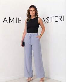 Women Pants - azul lavado - Ver 1