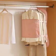 New Compression Storage Board, Compression Board, Clothing Dust Cover, Foldable Compression Storage Bag, Clothing Dust Bag, Large Capacity Compression Set, Wardrobe Storage Tool, Fabric And Down Jacket Storage Bag, Reusable, Space-Saving - View 5
