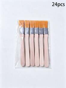 6pcs Multi-Function Brush Set, Back To School Essentials, School Supplies - Nylon Paint Brush - View 9