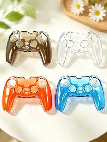 Funda protectora transparente de cristal dividida para mando de juego, carcasa dura a prueba de golpes y caídas, caja protectora para mando de juego de PC, accesorios protectores transparentes multicolor - Ver 2