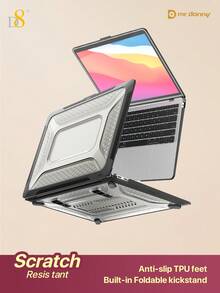 D8 Laptop Case, PC+TPU Air Cushion Protective Shell, Cute Laptop Cover For Women, Lightweight Thin Protective Sleeve, Anti-Scratch Anti-Fingerprint, Transparent Matte Clear Shell, Fashionable Personalized Skin, Compatible With MacBook Air 13 13.6 Inch, M1M2M3 - View 15