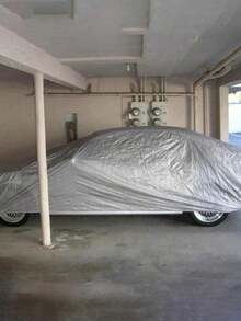 Summer Universal Car Cover - Sun Protection, UV Protection, Rainproof, Dustproof, Heat Resistant PEVA Material, 8 Sizes Available, All-Weather Vehicle Protection, Rainy Season Special, Dustproof, Silver Appearance, Car Accessories, Car Cover | Fashionable Car Cover - Multicolor - View 8