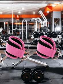 2pcs/Set Ankle Straps For Cable Machine Kickbacks - Adjustable Comfortable Ankle Strap Attachment, Suitable For Gym Cable Machine Hip Kickbacks - Leg Extensions, Curls And Ankle Straps - Multicolor - View 9