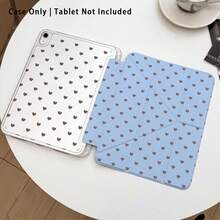 Heart Pattern Painted Effect Tablet Protective Case With Stand, Compatible With Honor 8/9/10/X8/X8A/X9/X8Pro/X9Pro, MatePad SE 11 Inch/MatePad 11 Inch/11.5 Inch, MatePad Pro, Apple 10th/11th Gen 2025 (A16), Galaxy Tab A7/A9 And Other Popular Models - Style 37 - View 2