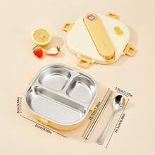 Kotak Bento Stainless Steel 304 untuk Dewasa, Wadah Makan Siang Anti Bocor yang Aman untuk Microwave, Kotak Makan Siang Logam dengan Wadah Sup dan Peralatan Makan, Kotak Bento Jepang yang Lucu, Wadah Makanan untuk Perjalanan, Wadah Persiapan Makanan untuk Siswa Sekolah - MultiWarna - View 33