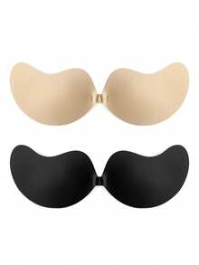 1/2 buah Bra Push-Up Tanpa Tali Perekat Diri yang Dapat Digunakan Kembali, Pakaian Dalam Tak Terlihat, Cocok untuk Gaun, Hadiah Hari Valentine - MultiWarna - View 22