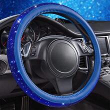 Light Luxury High-End Feel Full Diamond Car Steering Wheel Car Handle Cover, Personalized Male And Female Universal With Inner Ring 38cm/15 Inch Steering Wheel Protection Cover, Daily Car Interior Decoration Accessories. - Rhinestone Steering Wheel Cover With Inner Ring - View 15