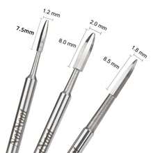 NotNoot Nail Drill Bit: 3/32" Tungsten Steel Alloy Cuticle Removal Drill Bit, Under Nail Cleaning Dead Skin Pre-Treatment - Silver - View 2