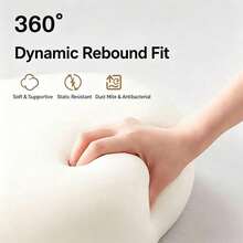 Memory Foam Cervical Pillow With Slow Rebound, Suitable For People Sleeping On Their Side, Back, Or Stomach. A Nape Pillow For Napping During Travel Or Office Work, A Pillow For Bedding, Detachable And Washable Pillowcase, Suitable For All Seasons - 1PC - View 12