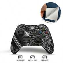 Series X Console & Controller Skin Sticker Set, Black & White Space Planet Eclipse Art Pattern, Waterproof, Scratch-Resistant, Durable, Removable, No Residue, PVC Vinyl Protective Film - View 3