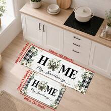 1/2pcs Floral Pattern, Vintage Diatomaceous Earth Mat, Super Absorbent, Non-Slip, Perfect For Bathroom, Kitchen And Dining Room, Quick Drying, Machine Washable, Perfect Gift For Home Decor And Bathroom Mat - Multicolor - View 14