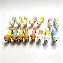 1/5/10/20 buah Boneka Anjing Plush Elastis, Beragam Desain, Cocok Sebagai Mainan Meja, Dekorasi, Ideal Sebagai Hadiah Anak-anak, Hadiah Kelas dan Souvenir Pesta, Warna, Gaya dan Desain Acak - MultiWarna - View 11