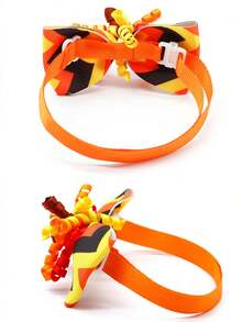 3/10/30/60Pcs Autumn Thanksgiving Maple & Pumpkin Pet Bow Ties, Adjustable Elastic Ribbon Decor, Multi Patterns For Small & Medium Dogs & Cats, Pet Photoshoot Props For Daily & Party, Ideal Gifts For Pet Birthday, Thanksgiving & Christmas - Multicolor - View 9
