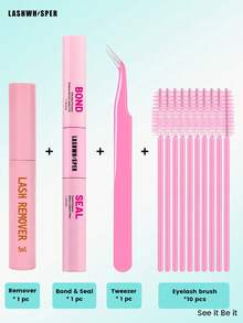 Dense 30D-100D Single Cluster False Eyelash Set, Includes Eyelash Tweezers And Eyelash Brush, D Curl Soft Lashes, Create Dramatic Eye Makeup - Multicolor - View 18