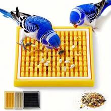 Interactive Parrot Foraging Mat - Encourages Slow Feeding, Improves Mental Health Of Small To Large Birds Like Parrots, And Reduces Boredom And Anxiety Through Random Food Provision - Multicolor - View 4