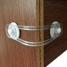 1/5/10pcs Drawer Lock Cabinet Window Lock Strap, Refrigerator Door Lock Freezer Lock Invisible Cabinet Lock Child Safety Soft Strap Lock - Multicolor - View 6