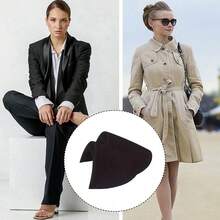 1/3 Pairs Shoulder Pads, 0.59 Inch Thick Breathable Foam Pads, Unisex Shoulder Enhancer, High-Low Shoulder Suit Jacket T-Shirt Back To School Gift - Multicolor - View 9