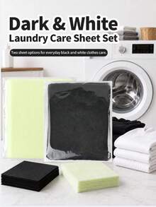 Bright & Dark Film Combination Set, Multiple Sizes Available, Deepen Fabric Color, Brighten Black/White Clothing, Color Fixing, Suitable For Home And Commercial Use, Large Size Options - Bagged Whitening + Blackening - View 12