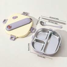 Kotak Bento Stainless Steel 304 untuk Dewasa, Wadah Makan Siang Anti Bocor yang Aman untuk Microwave, Kotak Makan Siang Logam dengan Wadah Sup dan Peralatan Makan, Kotak Bento Jepang yang Lucu, Wadah Makanan untuk Perjalanan, Wadah Persiapan Makanan untuk Siswa Sekolah - MultiWarna - View 28