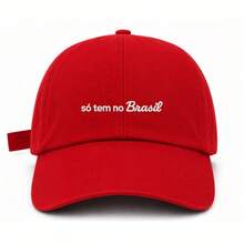 Vermelho bordado Branco