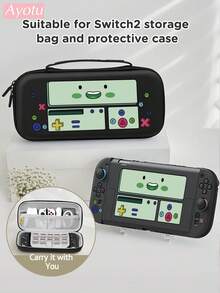 Ayotu Suitable For 2025 New Switch2 Game Console Pattern Game Console Shell And Accessories, Set Includes Protective Case, Storage Bag, Joy-Con Controller Protective Cover And Other Various Style Accessories, Ideal Gift Choice For Back To School - View 10