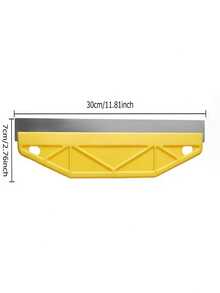 12-Inch Metal & Plastic Paint Protector, Heavy-Duty Plastic Paint Edge Guard, Stainless Steel & Plastic Paint Edge Protector With Non-Slip Handle And Precise Edge Trimming Function - Suitable For Walls, Decorative Strips And Wallpaper Precision Cutting Blades - Durable & Lightweight Design, Suitable For Professionals And DIY Painting Projects, Craft Enthusiasts, Made Of High-Quality Materials, Durable Trimming Tool - C - View 5