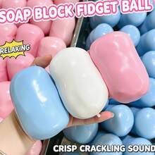 Crispy Soap Block Squishy Toy, Moldable Slow Rebound, ASMR Sensory Stress Relief Squeeze Toy, Suitable For Teens And Adults - Multicolor - View 4