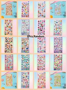 Colorful 3D Epoxy Resin Stickers - Solid Stickers - Cute Animal Series, Exquisite Appearance, 3D Design, Waterproof Self-Adhesive Decorative Stickers, Comfortable Touch, Rich Decorative Atmosphere, Suitable For DIY Decoration, Toys, Manuals, Journals, Notebooks, Laptops, Phone Cases, Etc. - Multicolor - View 17