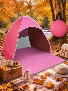 1pc,Lightweight And Durable Portable Pop-Up Tent, Outdoor Tent UV Protection Fast Automatic Beach Tent For Camping And Fishing, Sun Protection Function, Ultralight Portable Design, Ideal Gift For Vacation And Outdoor Adventure - Multicolor - View 11