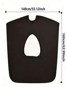 1pc High-Quality Anti-Static Hairdressing Cape, Made Of Non-Stick Fabric, Perfect For Precise Haircutting. Tailored For Barbers And Stylists, Featuring Transparent Design And Premium Materials, Ideal For Hair Salon Use - Multicolor - View 7