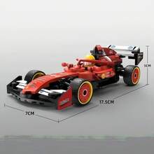 GT4 Racing Car Building Block Model 310pcs Yellow Race Car Assembly Block Set, Handmade Assembly High-Speed Racing Car Toy, Car Enthusiast Collection Gift - Multicolor - View 9