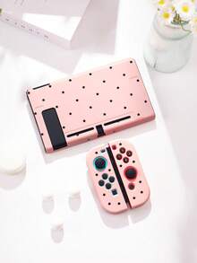 1pc Cute Polka Dot & Star Pattern Protective Case, Compatible With Switch 2nd Gen (2025), Compatible With Switch NS/Switch OLED, Switch 2 Game Console Accessory, Storage Bag, Switch Protective Case, Romantic Gift Compatible With Switch Players - Multicolor - View 4