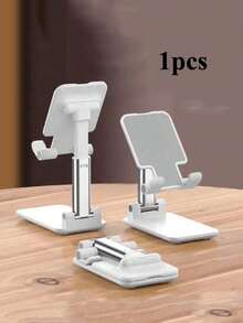Portable Adjustable Desktop Phone Stand, Slouchy Bedside TV Watching Foldable Portable Tablet Live Streaming Support Stand, Home Decor, Office Desktop Accessory, Phone Accessory - A - View 14