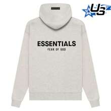 Fear of God Essentials Essentials SS22 Hoodie  Spring/Summer    Oversized - Light Grey - View 3