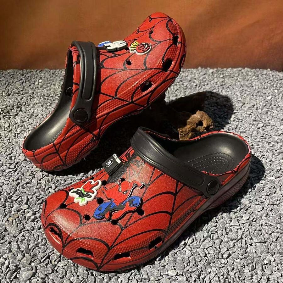 Disney Character Adult Slippers, Comfortable EVA Non-Slip Slippers, Perfect Gift For Disney Couples Men And Women - Red - View 1