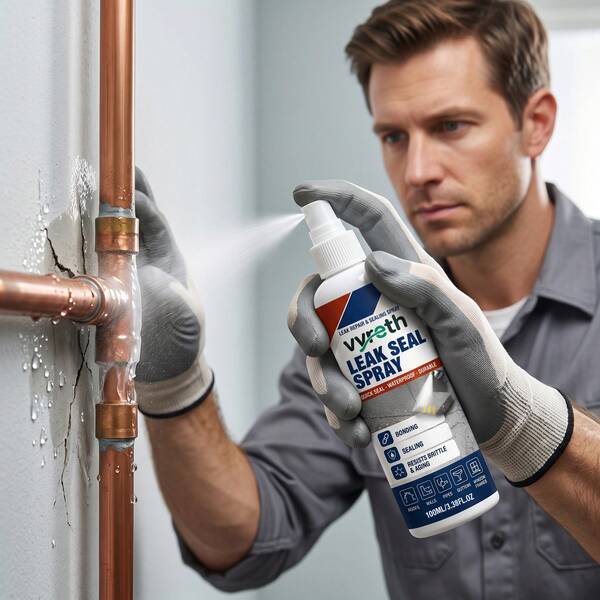 Spray sellador de fugas de 100ML, spray de reparación impermeable de sellado rápido, sellador adhesivo duradero, revestimiento flexible antienvejecimiento, adecuado para techo, pared, tubería, canaleta, marco de ventana, suministros de sellado para reparación de fugas del hogar (se envía al azar en dos estilos de embalaje)