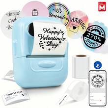Marklife Mini Thermal Label Printer With 3 Rolls Of Paper, Portable Wireless Inkless Printer, Compact Pocket Size, Prints Images, Photos And Journals, Perfect For Back To School DIY Projects - Multicolor - View 3