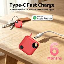 RSH Thiết bị chống thất lạc sạc USB, theo dõi thời gian thực, định vị, báo động chống thất lạc, thẻ thông minh định vị điện thoại di động, ví, chó, mèo, chìa khóa thú cưng, thiết bị tìm kiếm (chỉ tương thích với iOS) - Nhiều màu - Xem 7