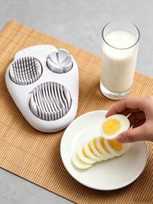 2pcs Heavy Duty Manual Egg Slicer, Chopper And Cutter - This Multi-Functional Egg Cutting Device With Round Blades Can Precisely Slice, Making It A Convenient Kitchen Tool For Preparing Omelets And Salads - Multicolor - View 11