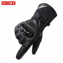SUOMY Winter Motorcycle Gloves Men Warmer Protective Touch Screen Moto Cycling Motorbike Riding Gloves Women - A - View 8