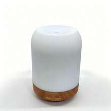 Aromatherapy Diffuser, Bedroom Essential Oil Diffuser, Quiet Home Humidifier, 250ml Aromatherapy Diffuser With 7 LED Color Options (Warm Light Optional), Built-In Auto Timer 1H/3H/6H, With Auto Shut-Off Function, Suitable For Bedroom, Nursery, Hotel And Plants. - Wood Grain Color - View 14